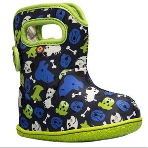 Baby Bogs Insulated Waterproof Rain Boots Puppy Toddler 6